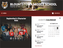 Tablet Screenshot of blountstownmiddle.org